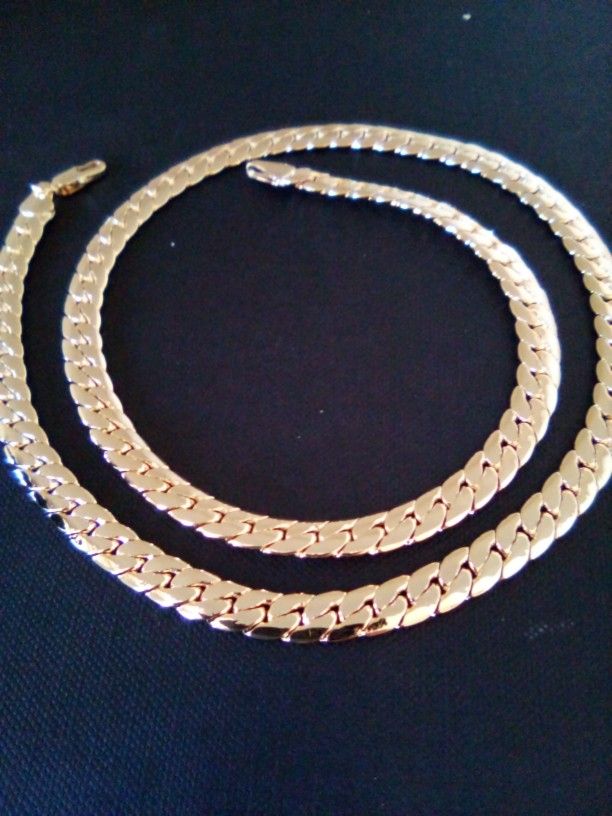 Gold 18k Plated Necklace Chain