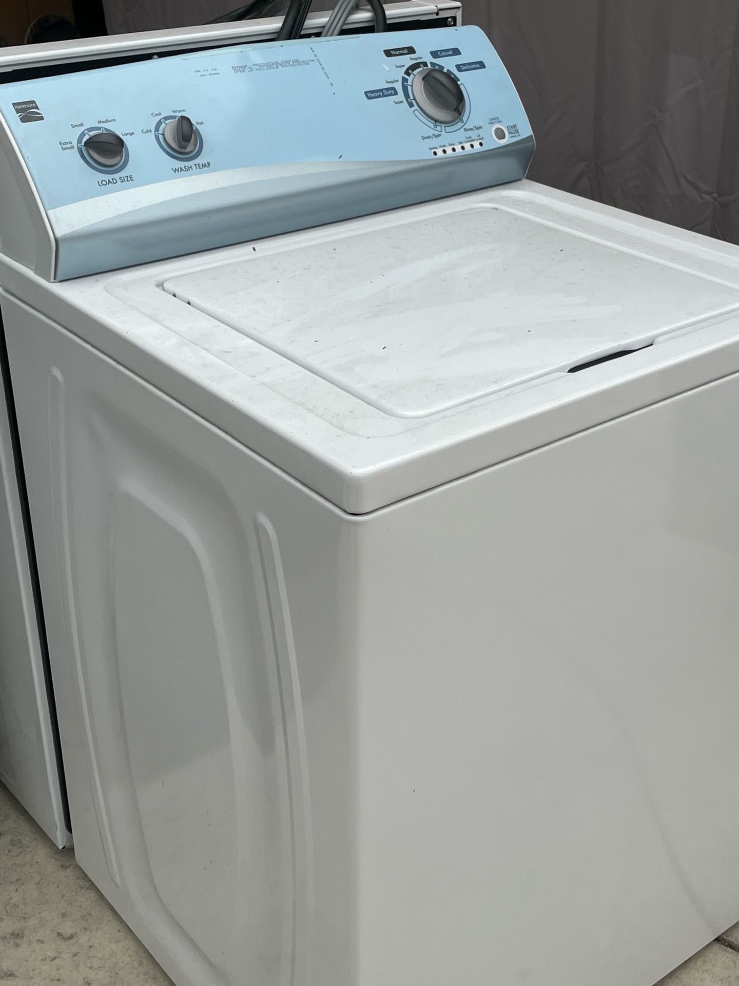 Washer and dryer