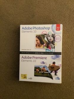 Adobe Photoshop Elements 10 & Adobe Premier Elements 10..