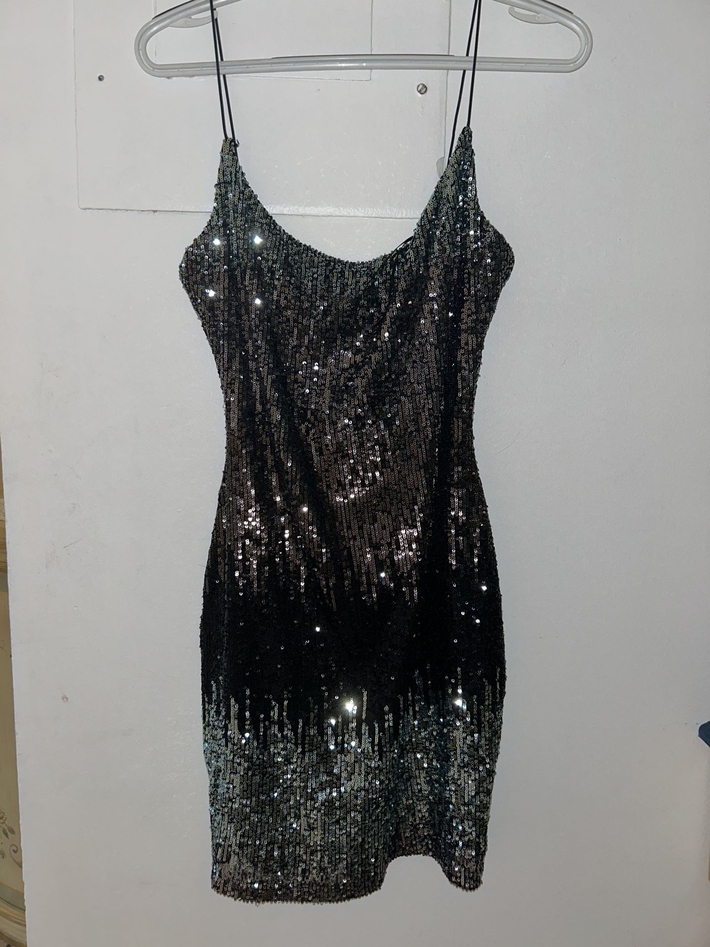 70s Disco Glitter Dress size small B.Darlin