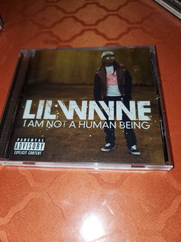 Lil Wayne I am not a human being CD