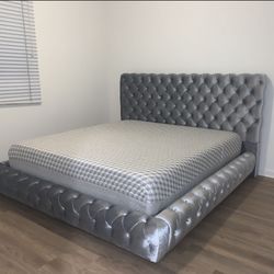 NEW King Bed Frame With Mattress