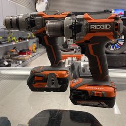 Ridgid Hammer Drill Set 
