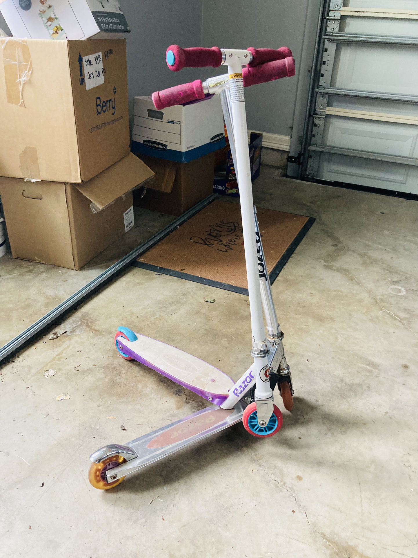 2 Kids Size Scooters 