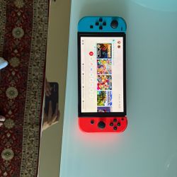Nintendo Switch Oled With Controller Case And Dock