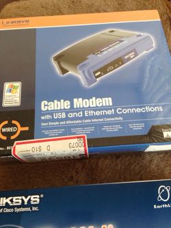 Brand New LINKSYS Cable Modem (befcmu10)