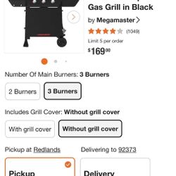 Grill  3 Burner  Propane