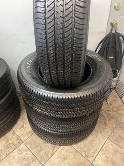 SET 255/70/18 Bridgestone DULER semi MI new 95%tread life $300 price include professional installation and tax