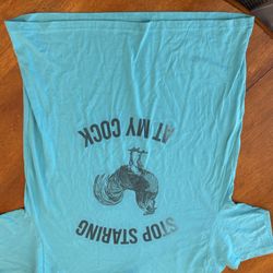 Men’s XL Stop Staring At My Oh!