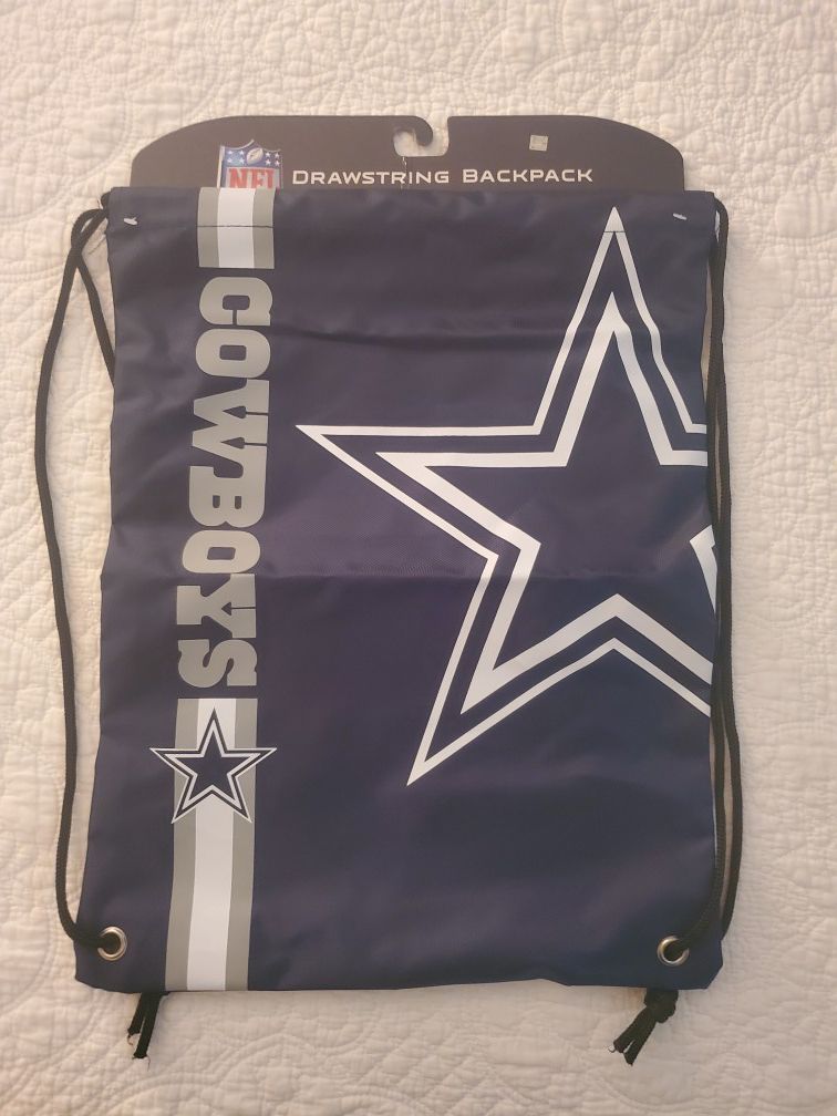 Dallas cowboys drawstring backpack