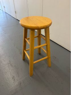 Wood stool