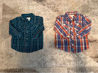 Boys button up shirts