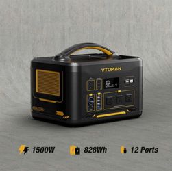 VTOMAN Jump 1500X Portable Power Station 1500W 828Wh