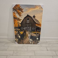 Barn Canvas Picture 