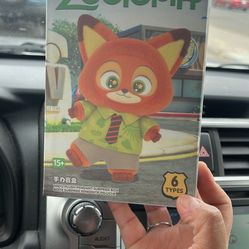 MINISO Disney Zootopia Soft Vinyl Plush Toy Blind Box Cute Mystery Animal Figurines Collectible Surp