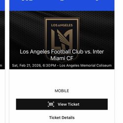 LAFC vs. INTER MIAMI tickets 