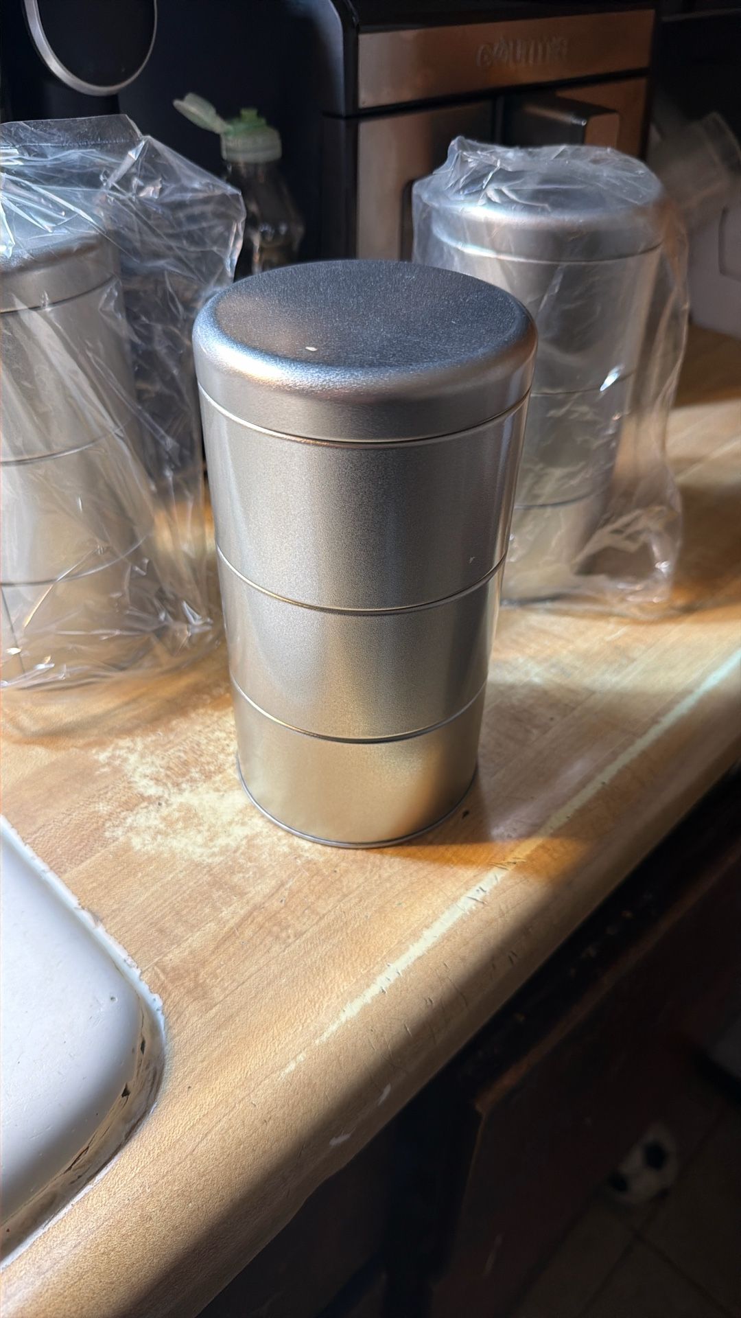 4 pc Multi-Use Storage Tin Container