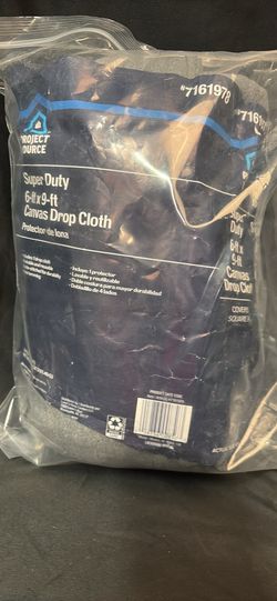 Drop cloth new 6x9