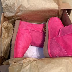 Pink Ugg Boots Size 4y