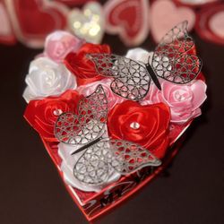 Eternal Ribbon Rose Flowers