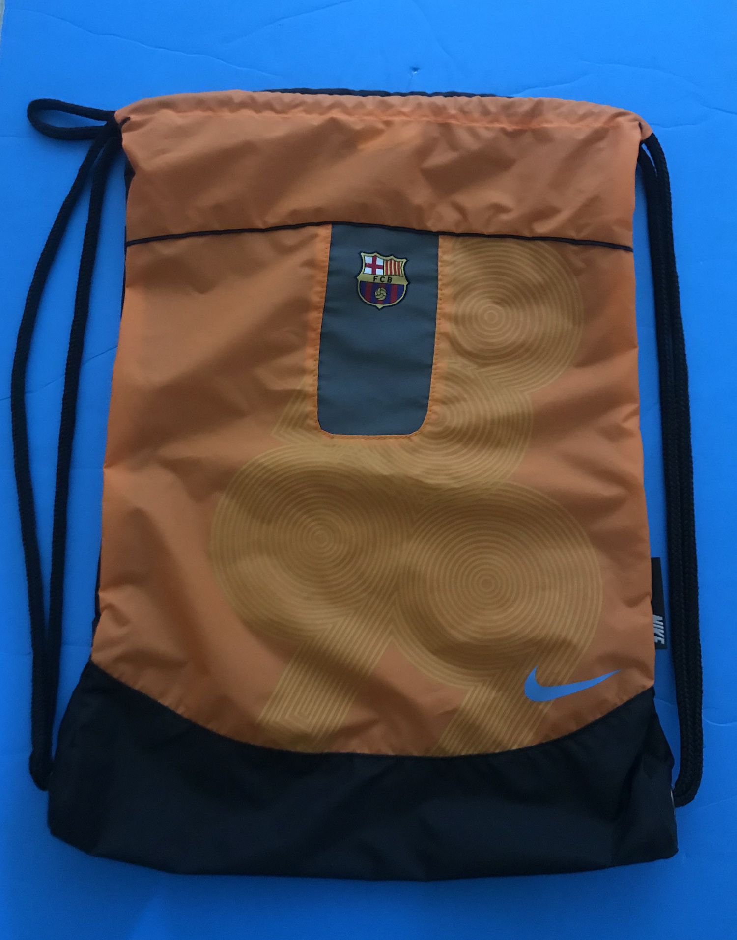 Excellent condition  Nike FC Barcelona  Drawstring Gym Sack