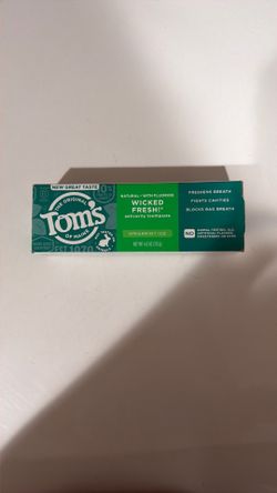Tom’s toothpaste