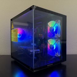 FAST  Custom Gaming PC Computer (i5-7500, GTX 1660, 16GB RAM, 256GB NVMe + 2TB HDD, WiFi)