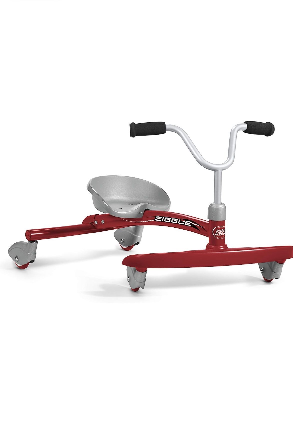 Radio Flyer Ziggle, Red Kids Wiggle Car, Ride On Toy For Ages 3-8