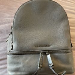 Grey Authentic Michael Kors Backpack 