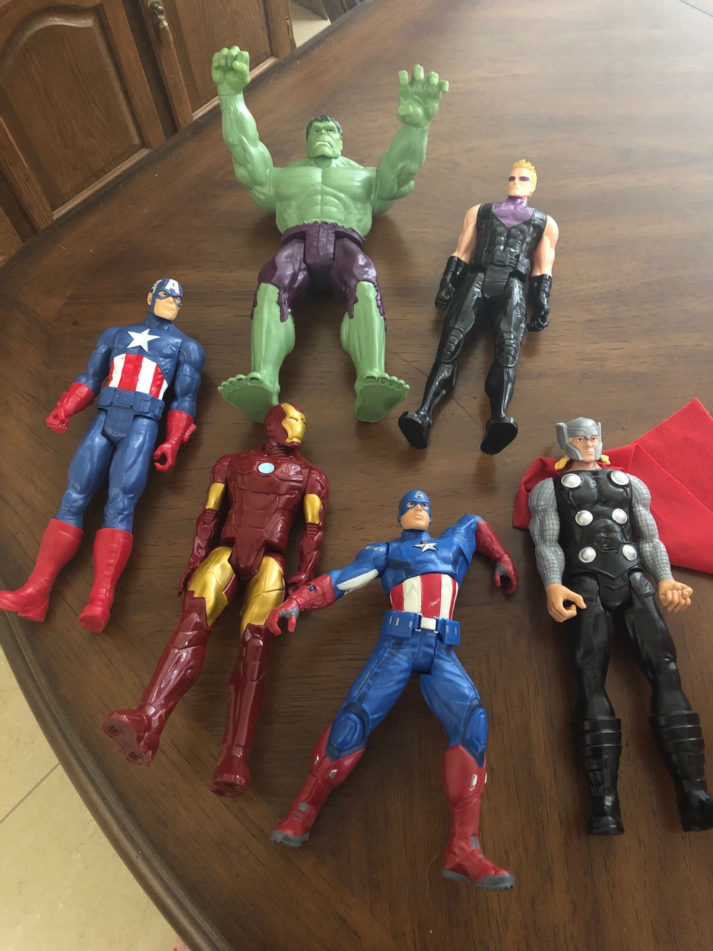 Marvel Action Figure Toys (6pcs)