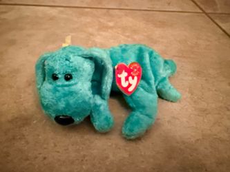 Ty Diddley the Dog Beanie Baby Retired Mint