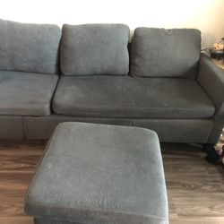 Corner Couch With Ottoman
