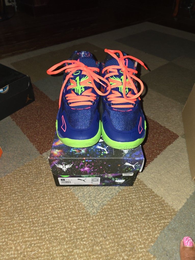 Mens MB1 Galaxy Puma Basketball Sneakers