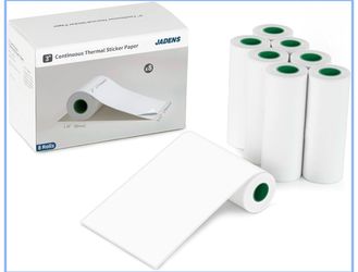BRAND NEW 4 Rolls 3 Inch Transfer Paper Rolls - Compatible with PD-A4