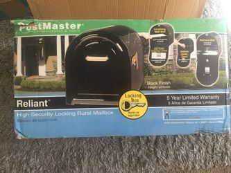 Postmaster locking mailbox