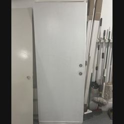 Used garage white door 32” x 80”