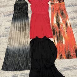 4 Pc. Beautiful Dresses Junior S/M