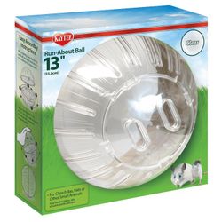 Kaytee Run-About Ball – 13” Large Exercise Ball for Small Pets