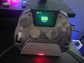Wireless Gaming Controller with charging deck