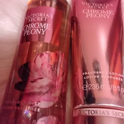 Chrome Peony 2pc Set