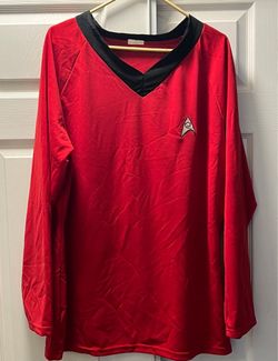 Star Trek Adult Scotty Cosplay Red Shirt