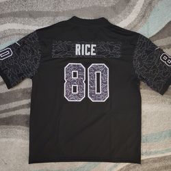 Jerry Rice 49ers Camo Jersey Size L