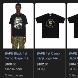 Bape Kanji Camo Shirt Size M *NEW*
