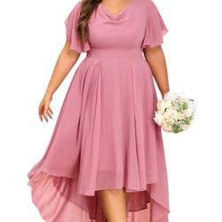 3XL Women’s Pink Dress 