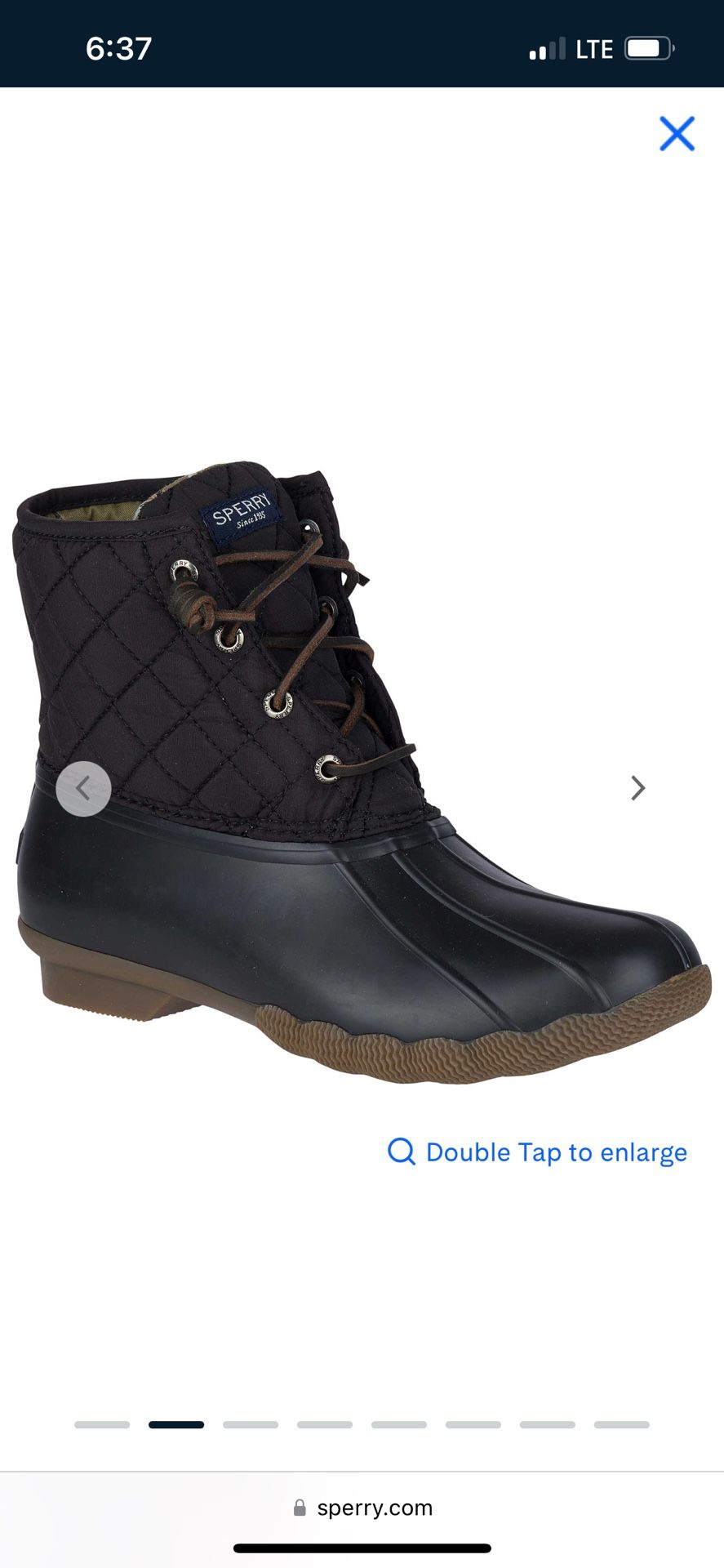 Sperry Saltwater Duck Boot Women’s