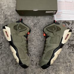 Air Jordan 6 Retro (GS) “Travis Scott” Size 6.5y Youth Brand New With Nike Receipt