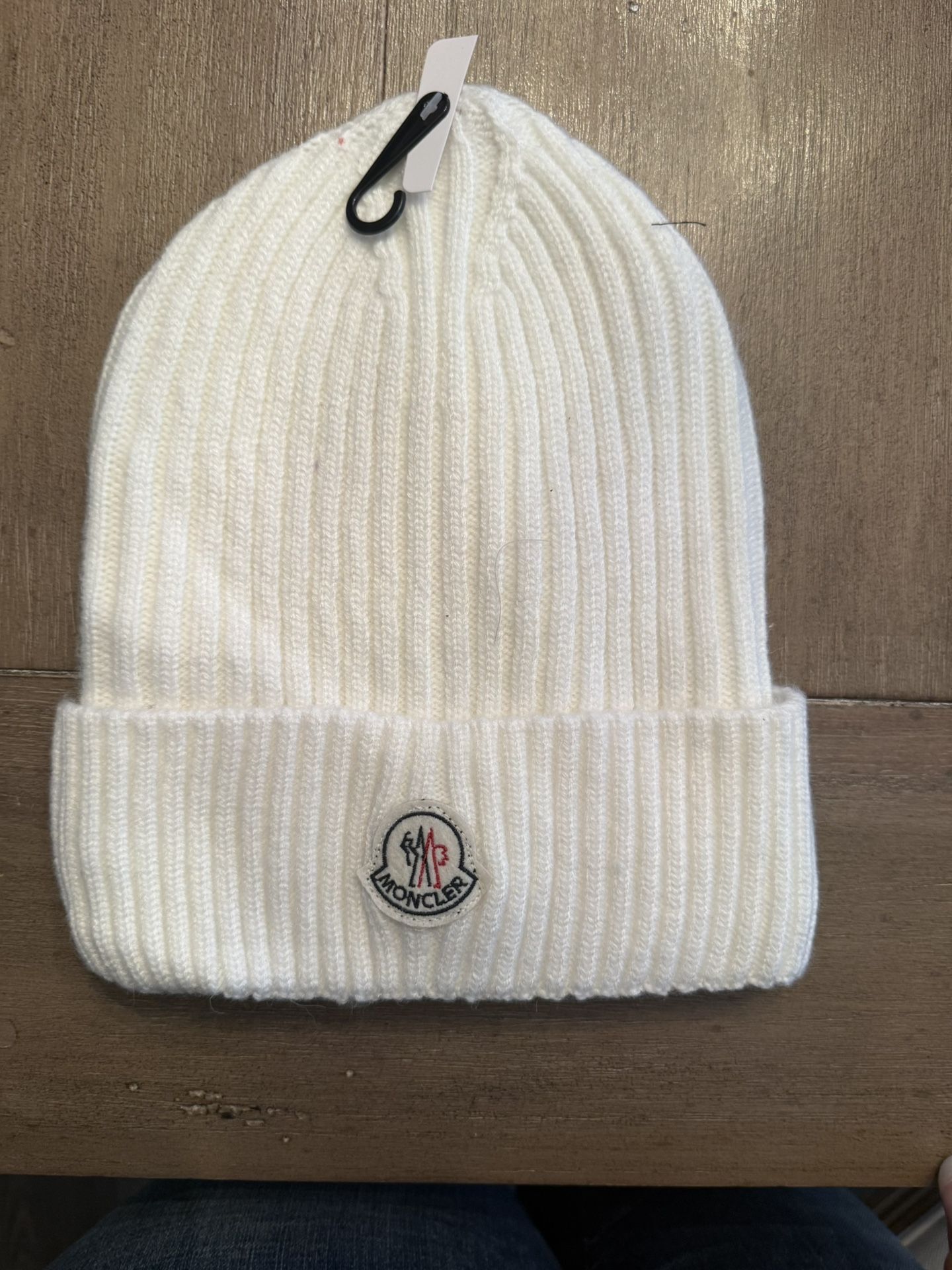 White Moncler Hat