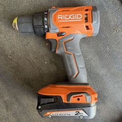 Ridgid drill With Batery