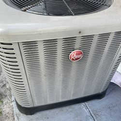 Rheem Condenser 2.5-ton (30,000 BTU/h), 14 SEER single-stage AC Working Good. $700 Firm On Price
