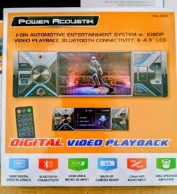 Power Acoustik bluetooth car stereo with remote control brand new in the box